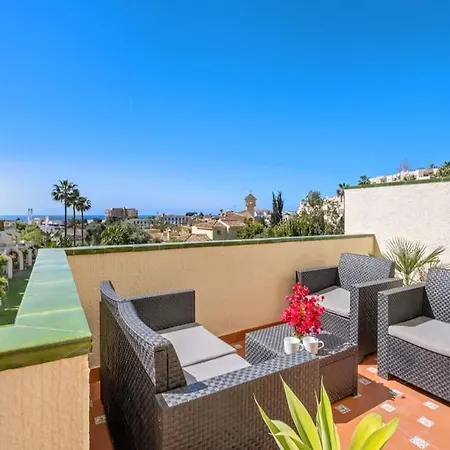 Amazing Apartment With Sea View & Big Terrace Mijas Exterior photo