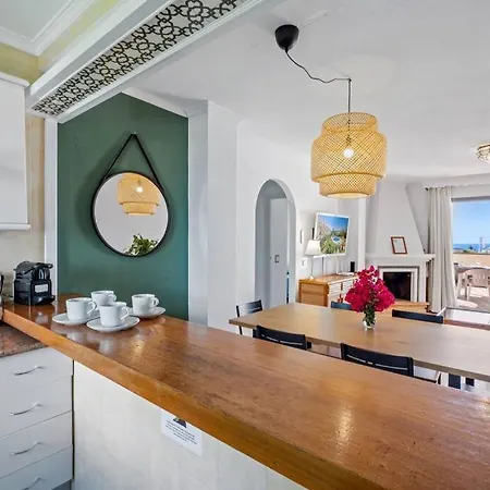 Amazing Apartment With Sea View & Big Terrace Mijas Exterior photo